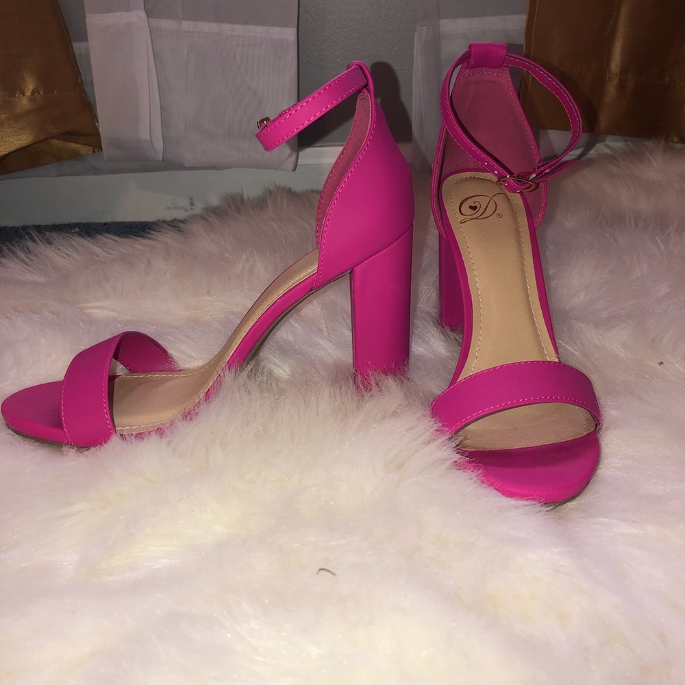 Pink heels